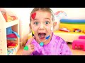 Ivy Is Sick With Sticker Pox Doctor Mom To The Rescue