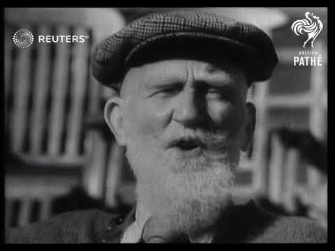 ARTS: Death of George Bernard Shaw (1950)