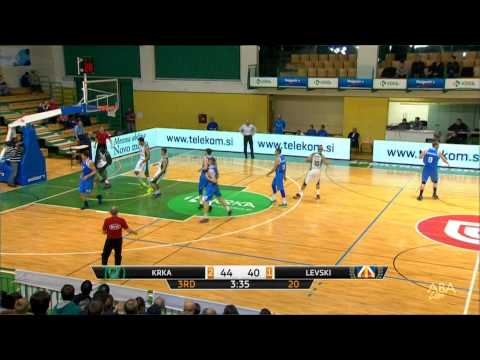 ABA Liga 2014/15, Round 19 highlights: Krka - Levski (25.1.2015)