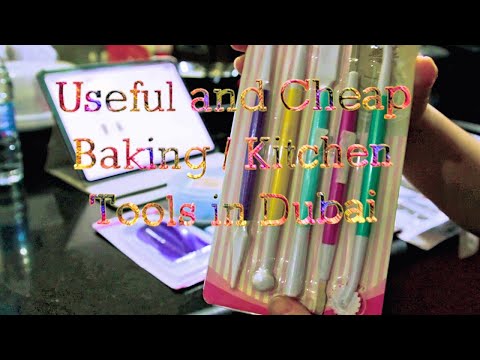 Got some Baking / Kitchen tools in good prices around Dubai like cake polisher and decorating tools.