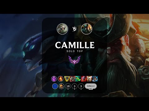 Camille Top vs Gangplank - EUW Master Patch 13.18