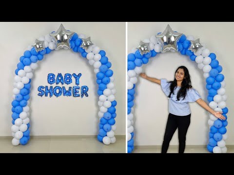 2 colour Spiral Balloon Arch Making Trick