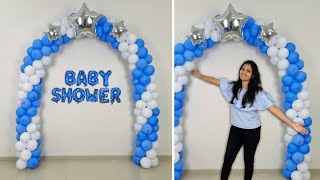 2 colour Spiral Balloon Arch Making Trick