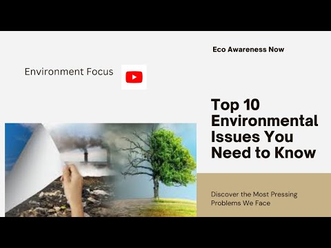 Top 10 Environmental Issues Facing Our World in 2024. #environmentalimpact