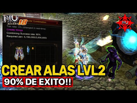 🤑 HOW TO CREATE WINGS LEVEL 2 / WING LVL2 / MU ONLINE / SEASON 18.2🤑