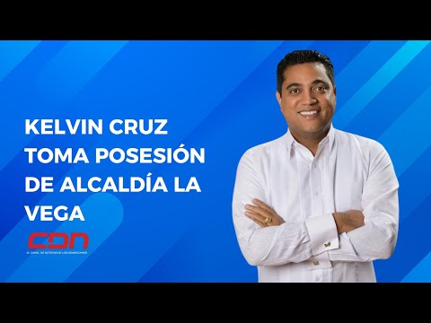 Kelvin Cruz es juramentado como Alcalde de La Vega