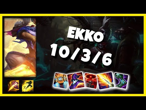 Ekko vs Rek'Sai OCE Challenger JUNGLE (10/3/6) - v11.4