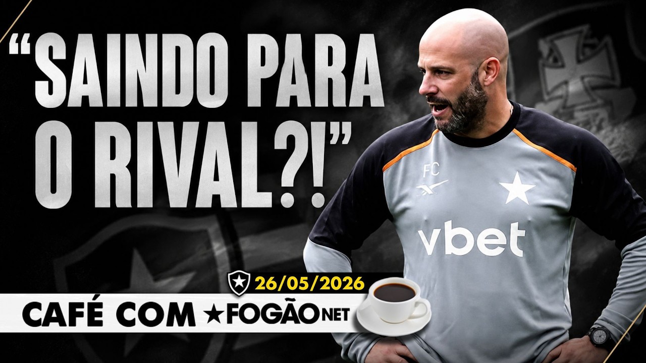 LIVE CAFÉ COM FOGÃONET | Técnico do Botafogo, Franclim Carvalho se reunirá com dirigente do Vasco