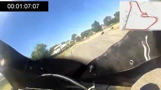 Vidéo 6-LA RIDER découvre le circuit du var le luc en provence en derbi 80 2Temps conti par Mczonerouge