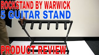 Video thumbnail for ✅  How To Use Rockstand by Warwick 5 Guitar Stand Review by The Stuff I Use Channel