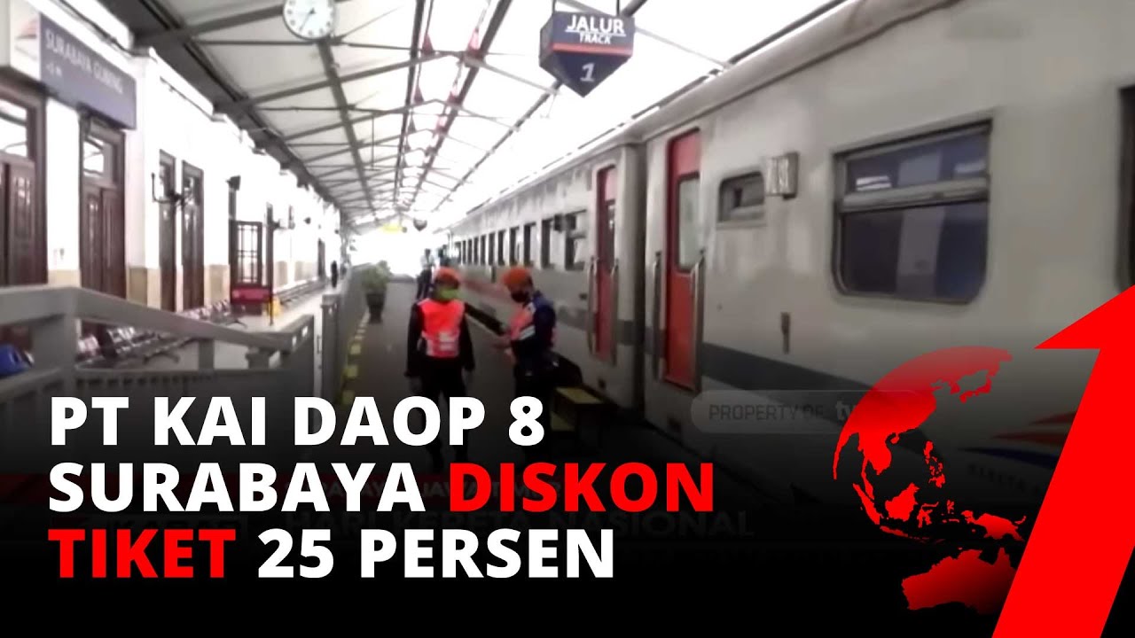 Peringati HUT ke-75, PT KAI Daop 8 Berikan Diskon Tiket 25 Persen | tvOne