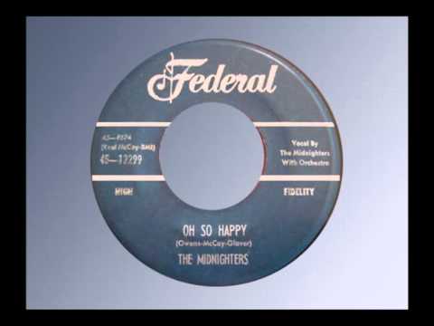 Thumbnail for MIDNIGHTERS - Oh So Happy (1957) Top 5 in Canada! by Hank Ballard