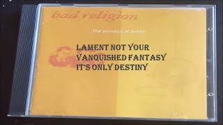 Bad Religion - Destined for Nothing lyrics