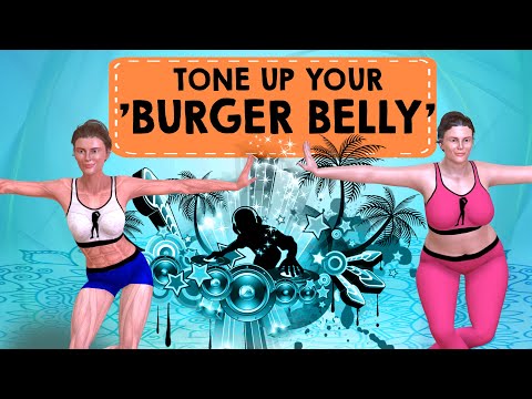 TONE UP Your 'BURGER BELLY' in Only 5 Weeks ➜ 25-minute CARDIO Workout