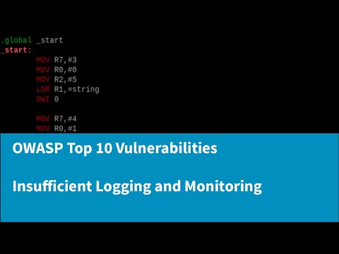 An Introduction to OWASP Top 10 Vulnerabilities - Insufficient Logging