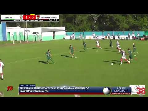 COM 2 JOGADORES A MENOS, APUCARANA SPORTS VIRA PLACAR E SE CLASSIFICA PARA SEMI-FINAL DO PARANAENSE