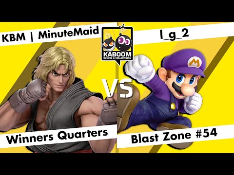 KBM | MinuteMaid (Ken) vs l_g_2 (Mario) - WQF - Blast Zone #54