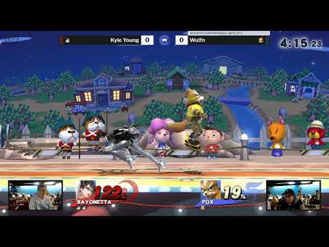 The Smash Lab 147 Winners Quarter Finals - Kyle Young (Bayonetta) vs Wulfn (Fox)