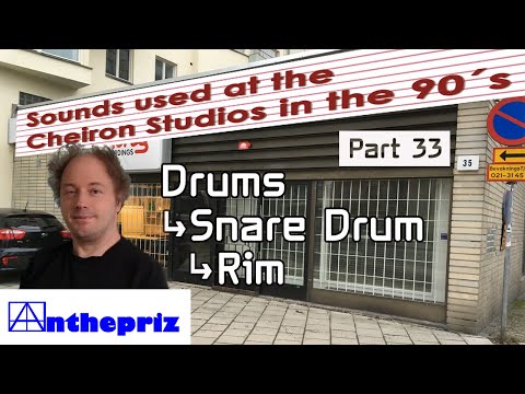 Cheiron Studios in the 90s - Drums}Snare Drum}Rim (part 33)