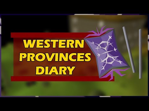 [OSRS] Western Provinces Achievement Diary Requirements and Rewards | Everything You Need To Know