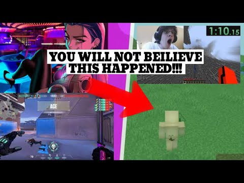 TryhardPeek - Getting an ACE in Valorant then SPEED RUNNING minecraft  twitch highlights #2