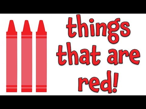 Things that are Red - Learning Colors for Kids