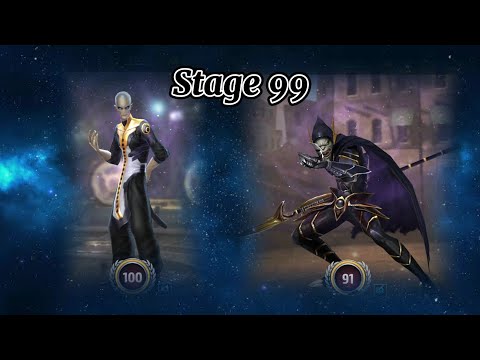 Ebony & Corvus WBU Stage 99 Clears in Under 60 Seconds - Marvel Future Fight