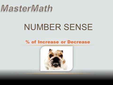 Number Sense Percent Of Increase Or Decrease 7th Grade Math