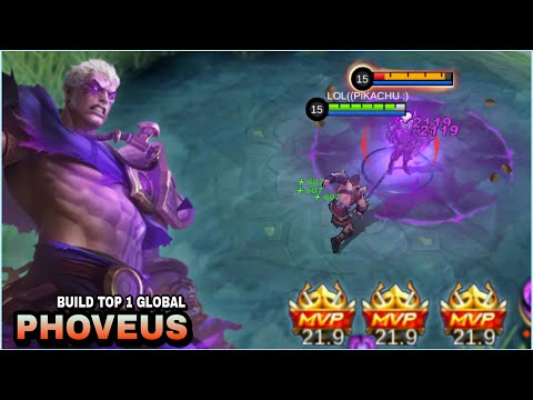 PHOVEUS BEST BUILD 2022 | INSANE DAMAGE | BUILD TOP 1 GLOBAL PHOVEUS | MLBB