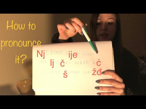 How to Pronounce Croatian? - Č, Ć, Lj, Nj, Š, Ž, and Other Specific Letters Explained