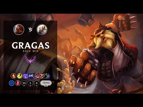 Gragas Mid vs Kayle - EUW Master Patch 12.12