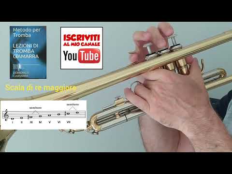 "Scala di RE maggiore"     Ciamarra  D Major scale escala de re mayor Dメジャースケール