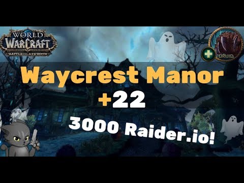 WF +22 Waycrest Manor - Resto druid PoV (Zmug)