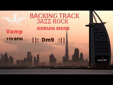 Backing Track  Jazz Rock Dorian Mode Vamp