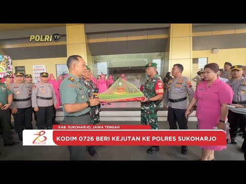 KEJUTAN KODIM 0726 UNTUK POLRES SUKOHARJO