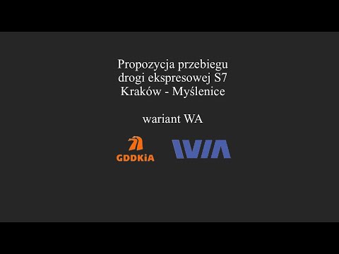 S7 Kraków - Myślenice - Wariant WA