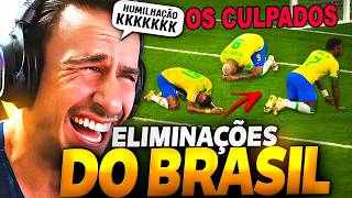 SUPER XANDÃO REAGINDO 🔴TODAS as Eliminações do Brasil e quem foram os CULPADOS!
