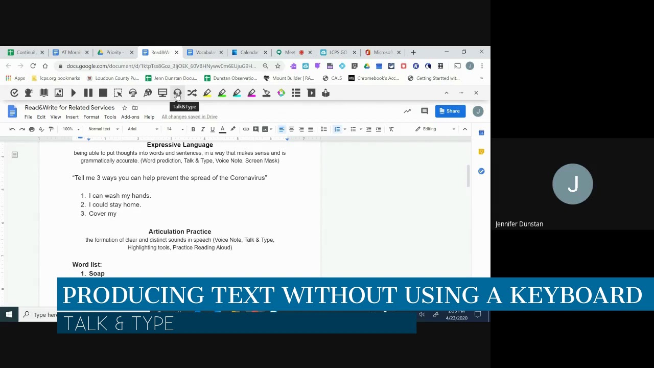Learning Expressive Language Concepts Using Read&Write for Google Chrome