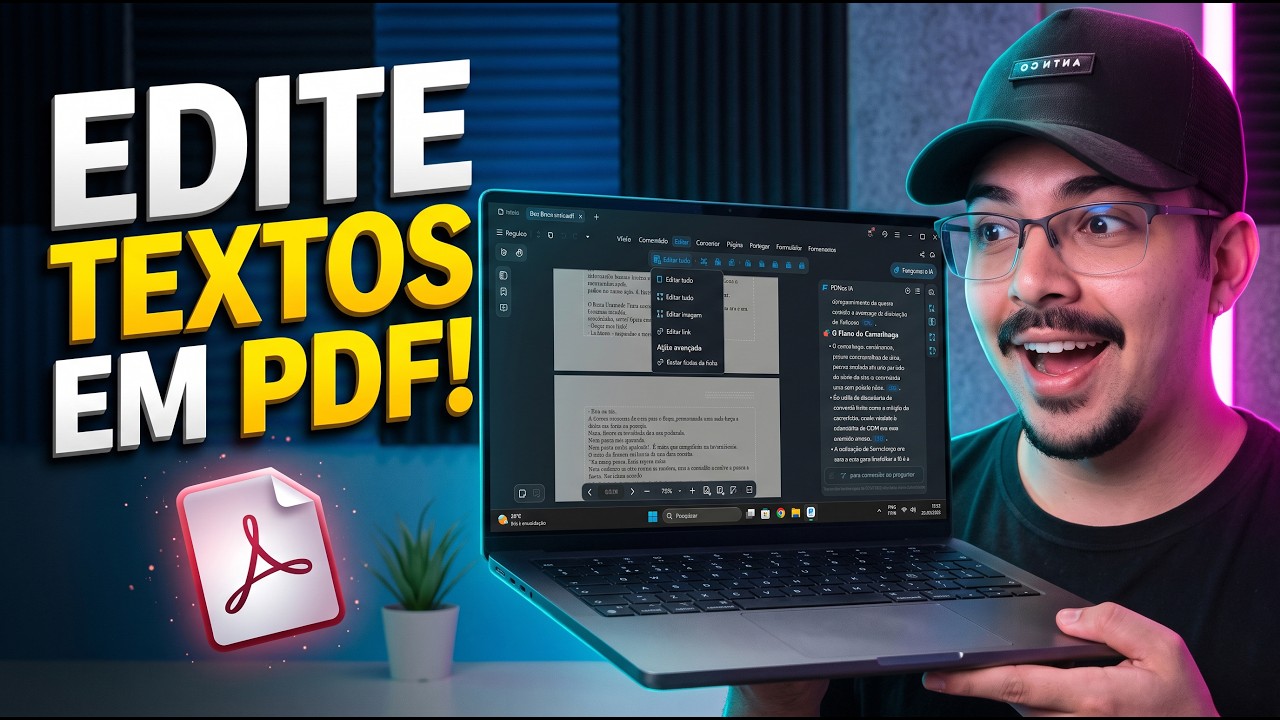 Como Editar PDFs Grátis em 2026 | Edite Textos com Facilidade