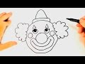 How To Draw A Clown For Kids Clown Drawing Lesson Step By Step
