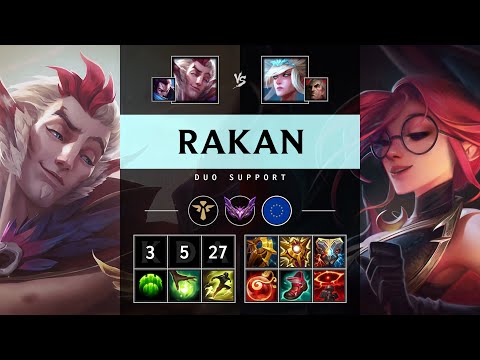 Rakan Support vs Janna - EUW Master Patch 25.07