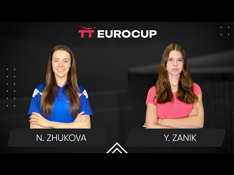 16:45 Nadiia Zhukova - Yulianna Zanik 08.10.2025 TT Euro.Cup Women Ukraine Star. TABLE 4