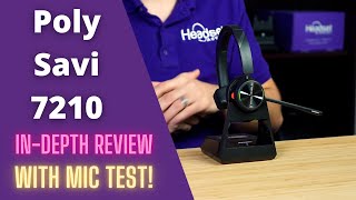 Poly Savi 7210 In-Depth Review With Mic Test!
