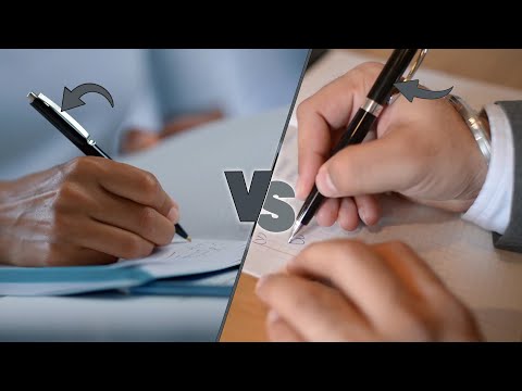 Part of a video titled 0.38 vs 0.5 Pen | Which Pen Nib is Right for You? - YouTube