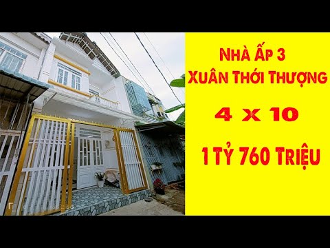 Bán Nhà Xuân Thới Thượng 2023 Sổ Hồng Chung 1 Tỷ 760 Triệu | Nhà Đất Hóc Môn