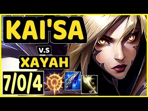 INNAXE (KAI'SA) vs XAYAH - 7/0/4 KDA BOTTOM ADC CHALLENGER GAMEPLAY - EUW