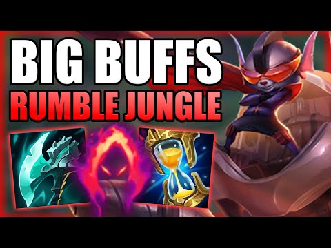 HOW TO PLAY RUMBLE JUNGLE AFTER THE BUFFS! - Best Build/Runes S+ Guide - League of Legends