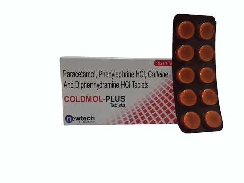 Paracetamol Phenylephrine Caffeine And Diphenhydramine