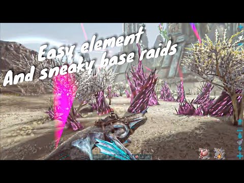 Sneaky Base Raiding And ele | ARK SMALL TRIBES