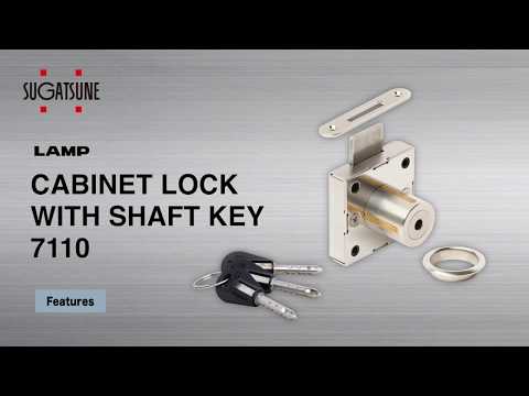 [FEATURE] Learn More About our CABINET LOCK WITH SHAFT KEY 7110 - Sugatsune Global